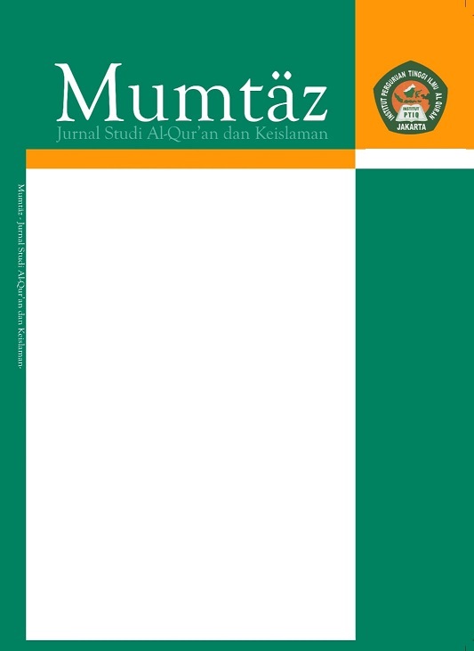 					View Vol. 9 No. 1 (2025): Mumtaz: Jurnal Studi Al-Qur'an dan Keislaman
				